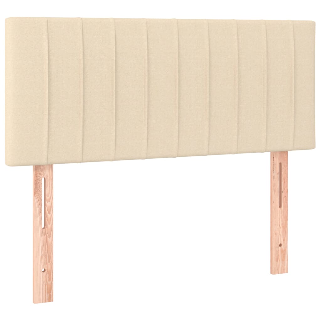 Giroletto a Molle con Materasso Crema 80x200 cm inTessuto | homemem39