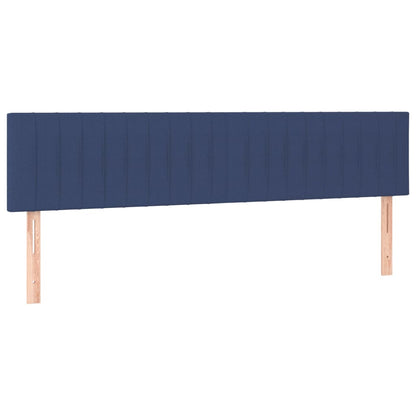 Giroletto a Molle con Materasso Blu 160x200 cm in Tessuto | homemem39