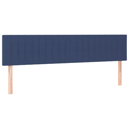 Giroletto a Molle con Materasso Blu 200x200 cm in Tessuto | homemem39