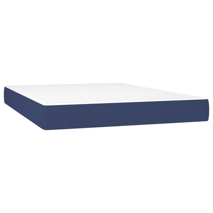 Giroletto a Molle con Materasso Blu 140x190 cm in Tessuto | homemem39