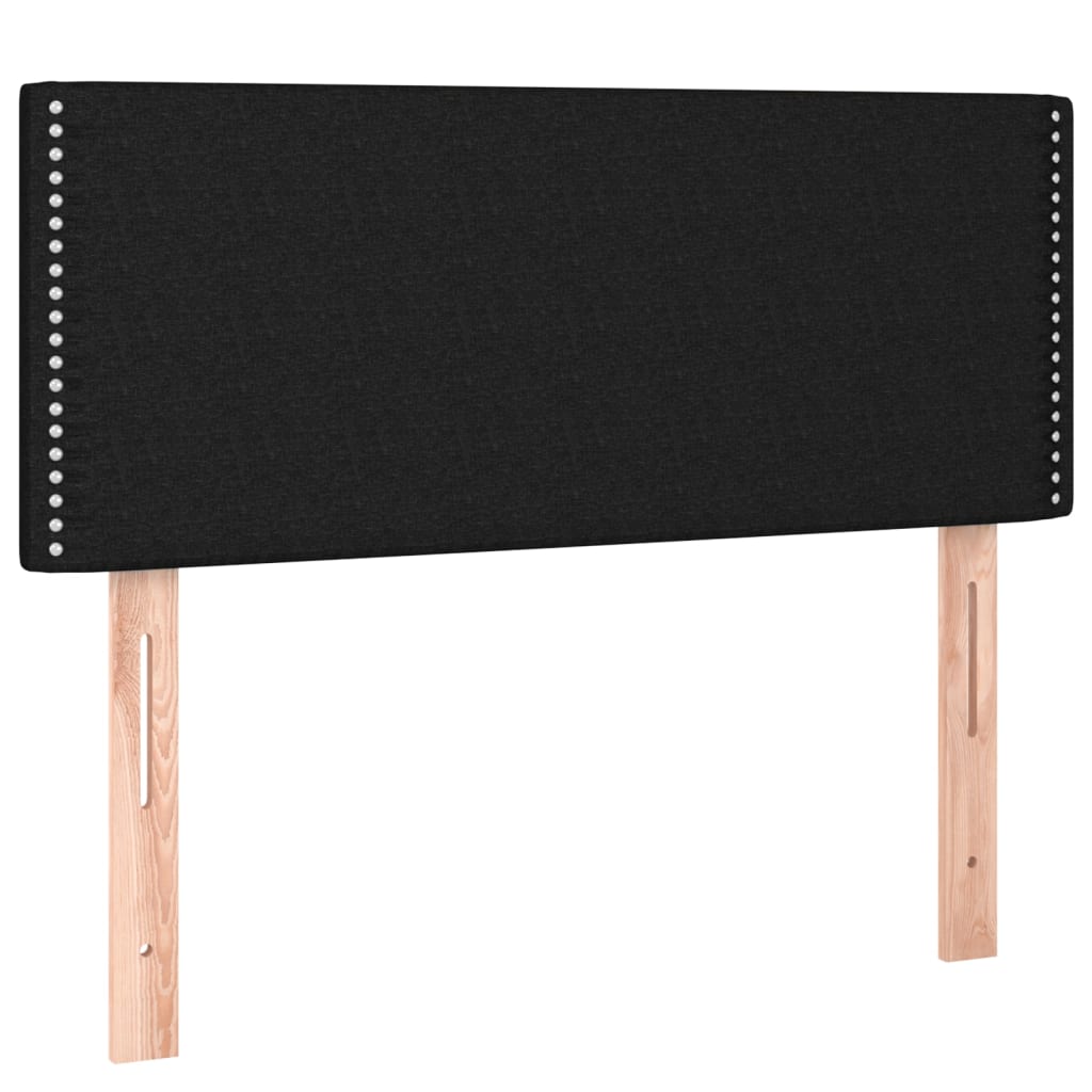 Giroletto a Molle con Materasso Nero 90x190 cm in Tessuto | homemem39