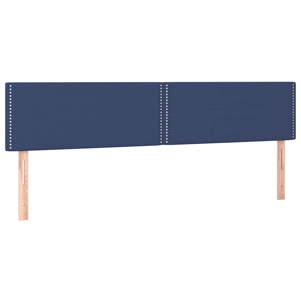 Giroletto a Molle con Materasso Blu 180x200 cm in Tessuto