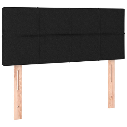 Giroletto a Molle con Materasso Nero 90x200 cm in Tessuto | homemem39