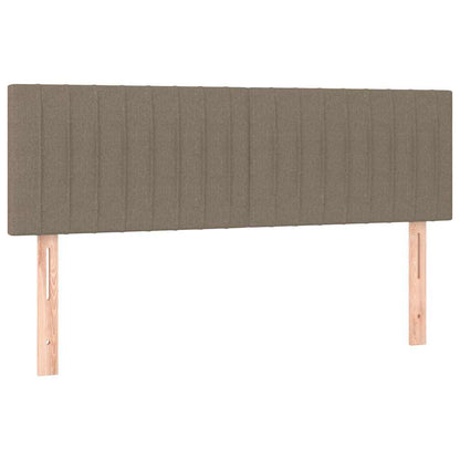 Giroletto a Molle con Materasso Tortora 140x200 cm in Tessuto