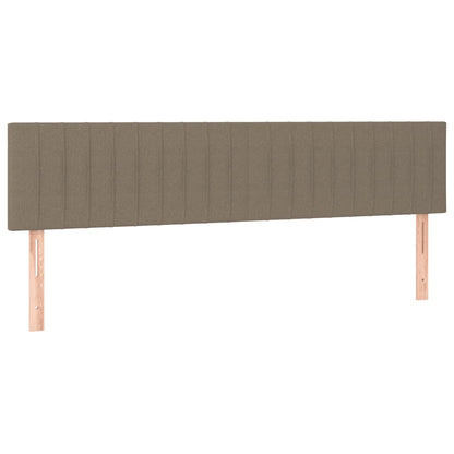 Giroletto a Molle con Materasso Tortora 160x200 cm in Tessuto | homemem39
