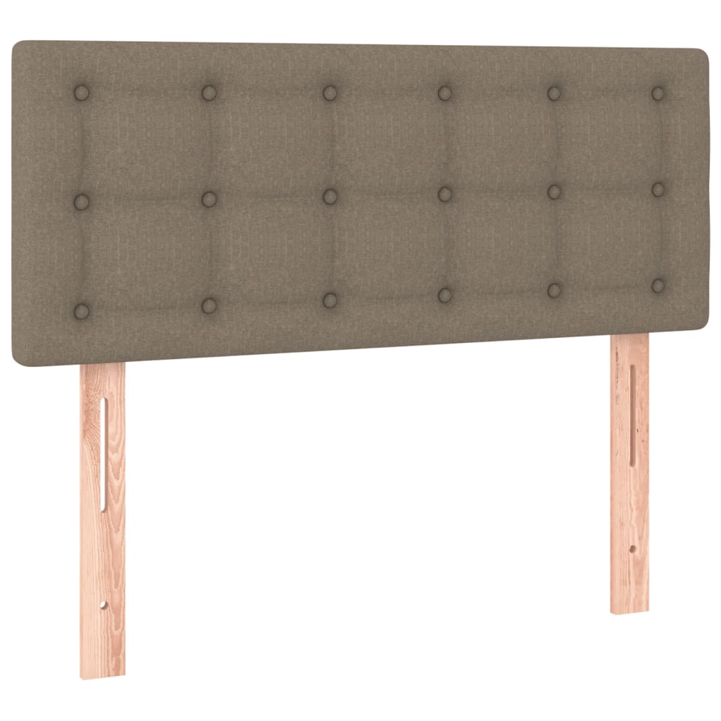 Giroletto a Molle con Materasso Tortora 100x200 cm in Tessuto | homemem39