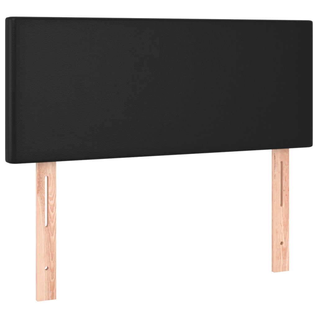 Giroletto a Molle con Materasso Nero 80x200 cm in Similpelle | homemem39