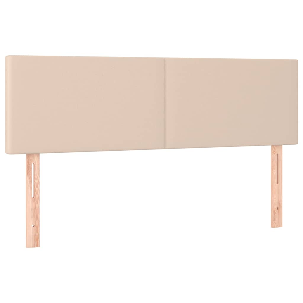 Giroletto a Molle con Materasso Cappuccino 140x200cm Similpelle