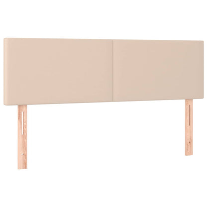 Giroletto a Molle con Materasso Cappuccino 140x200cm Similpelle
