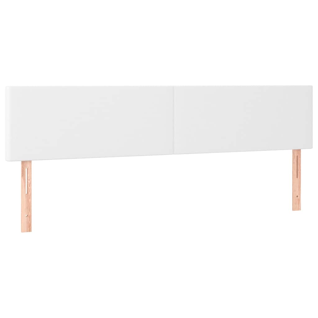 Giroletto a Molle con Materasso Bianco 180x200 cm in Similpelle