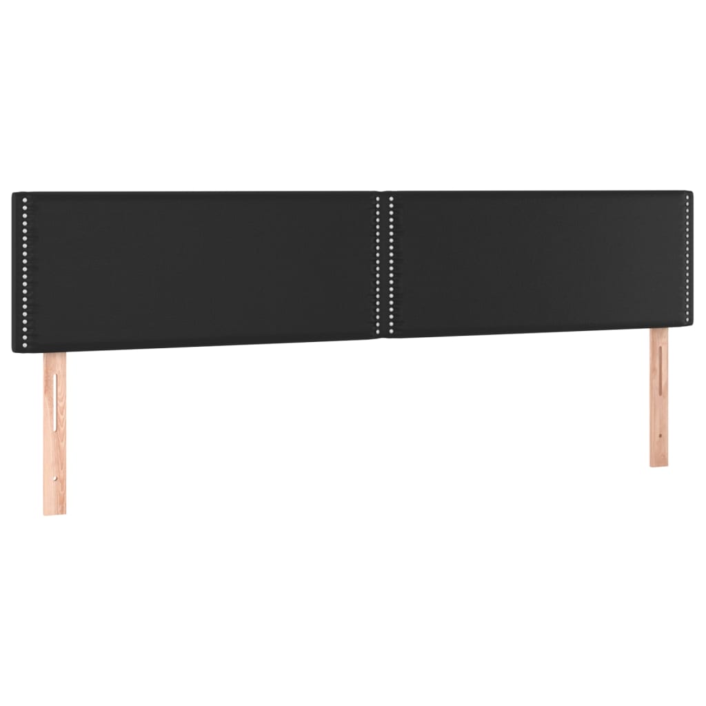 Giroletto a Molle con Materasso Nero 200x200 cm in Similpelle | homemem39