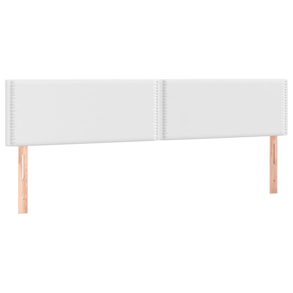 Giroletto a Molle con Materasso Bianco 200x200cm in Similpelle | homemem39