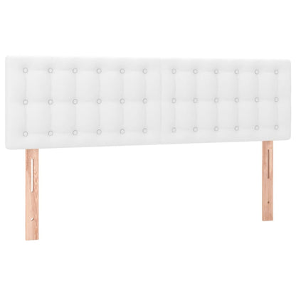 Giroletto a Molle con Materasso Bianco 140x190 cm in Similpelle | homemem39