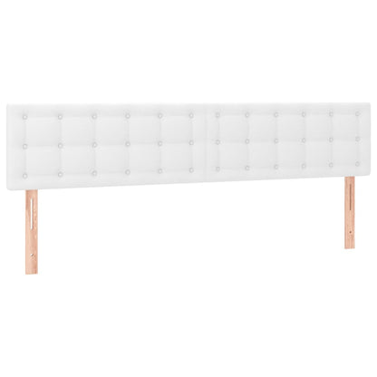 Giroletto a Molle con Materasso Bianco 160x200 cm in Similpelle | homemem39