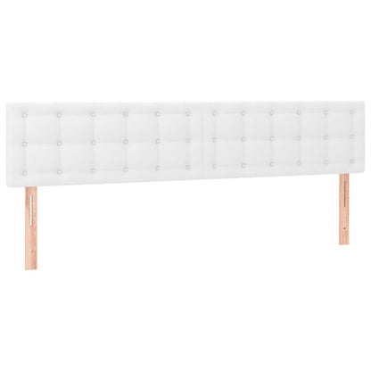 Giroletto a Molle con Materasso Bianco 200x200cm in Similpelle | homemem39