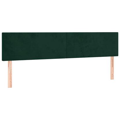 Giroletto a Molle con Materasso Verde Scuro 180x200 cm Velluto | homemem39