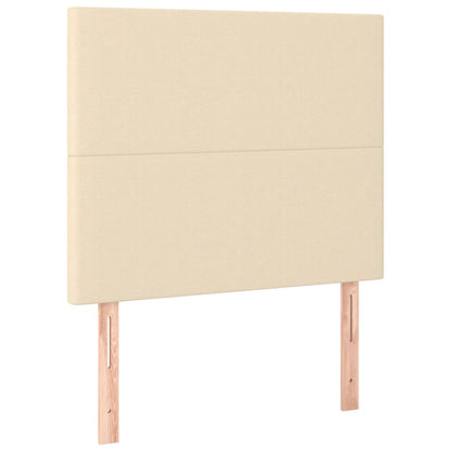 Giroletto a Molle con Materasso Crema 80x200 cm inTessuto | homemem39