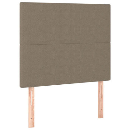 Giroletto a Molle con Materasso Tortora 100x200 cm in Tessuto