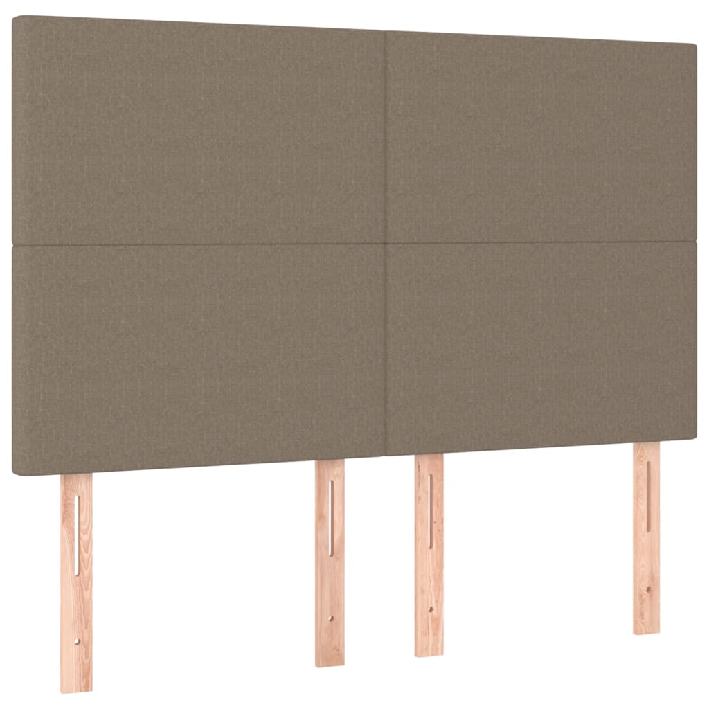Giroletto a Molle con Materasso Tortora 140x190 cm in Tessuto | homemem39