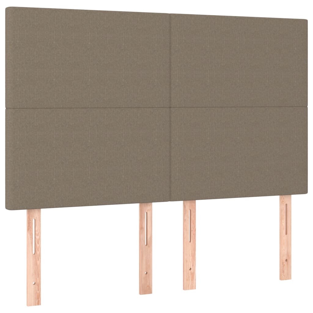 Giroletto a Molle con Materasso Tortora 160x200 cm in Tessuto | homemem39