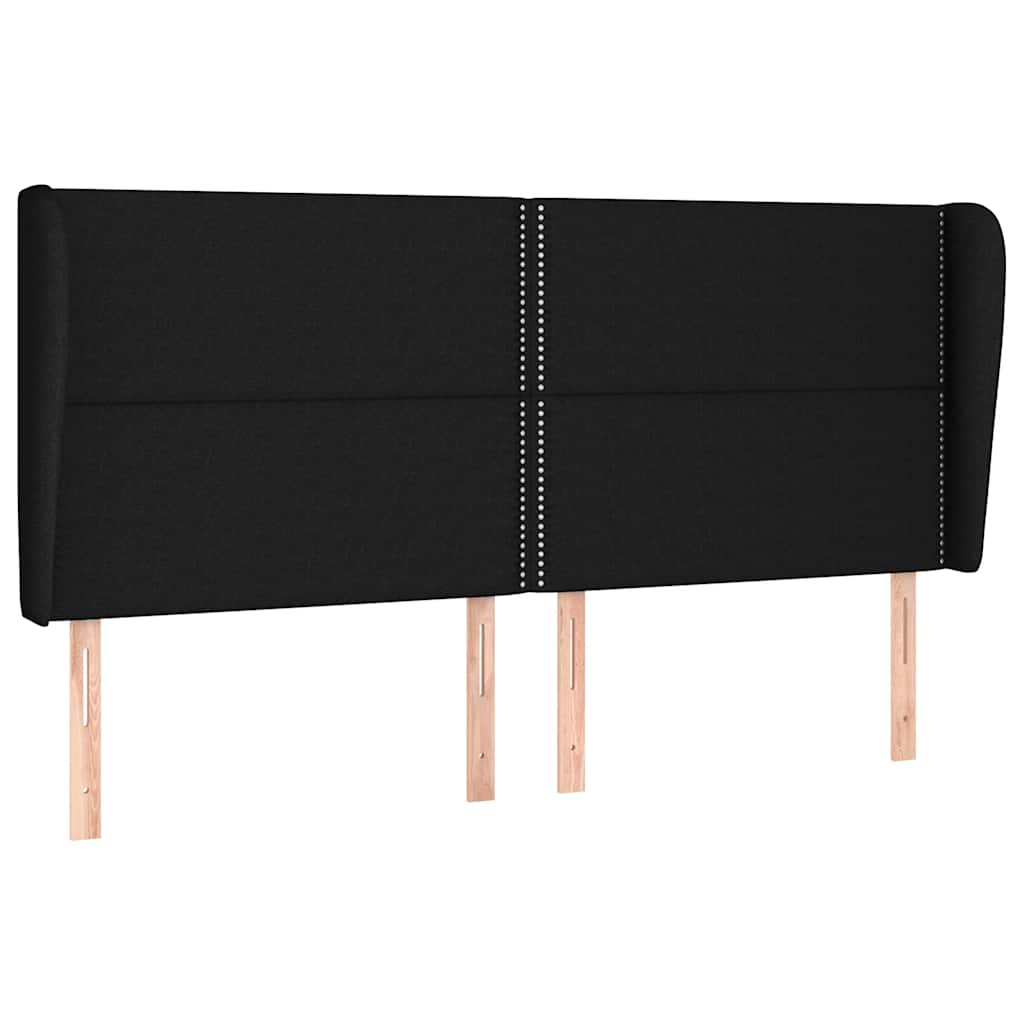 Giroletto a Molle con Materasso Nero 200x200 cm in Tessuto | homemem39