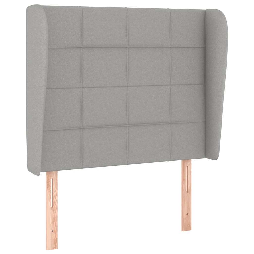 Giroletto a Molle con Materasso Grigio Chiaro 80x200 cm Tessuto | homemem39