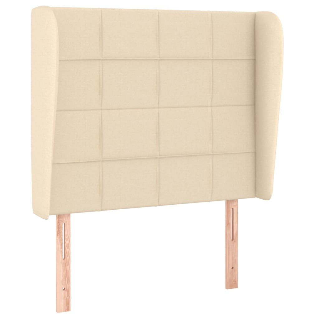 Giroletto a Molle con Materasso Crema 80x200 cm inTessuto | homemem39