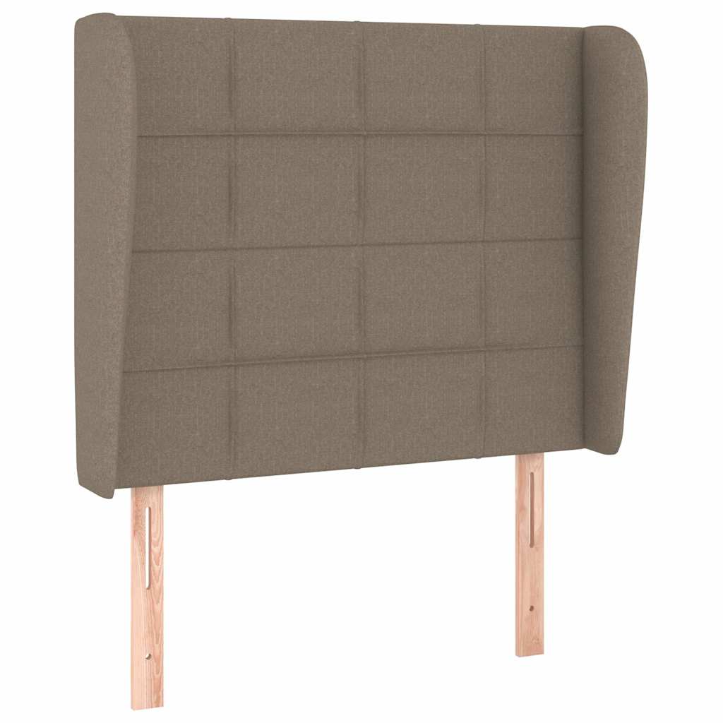 Giroletto a Molle con Materasso Tortora 90x190 cm in Tessuto