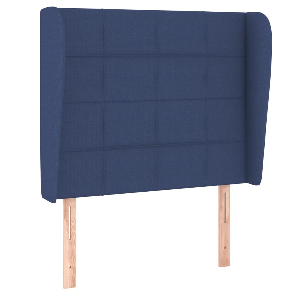 Giroletto a Molle con Materasso Blu 90x200 cm inTessuto | homemem39