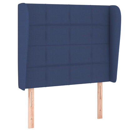 Giroletto a Molle con Materasso Blu 90x200 cm inTessuto | homemem39