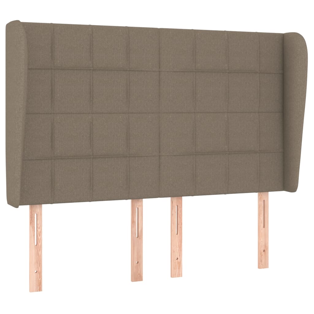 Giroletto a Molle con Materasso Tortora 140x190 cm in Tessuto | homemem39