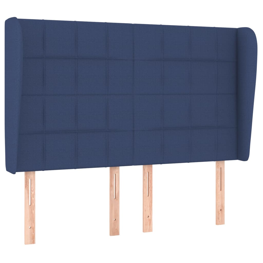 Giroletto a Molle con Materasso Blu 140x190 cm in Tessuto | homemem39