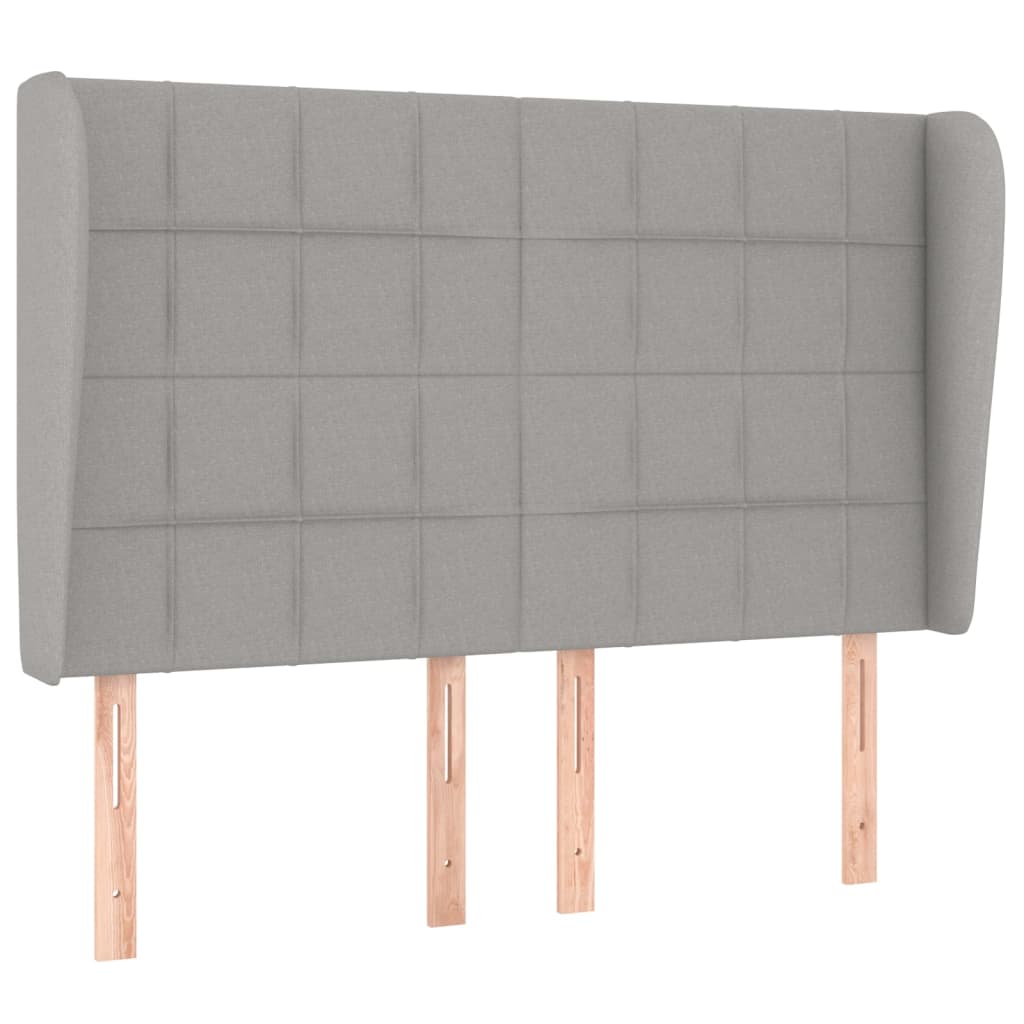 Giroletto a Molle con Materasso Grigio Chiaro 140x200cm Tessuto | homemem39