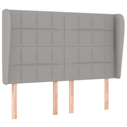 Giroletto a Molle con Materasso Grigio Chiaro 140x200cm Tessuto | homemem39