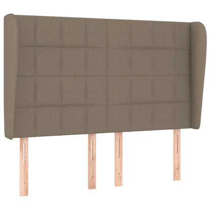 Giroletto a Molle con Materasso Tortora 140x200 cm in Tessuto | homemem39