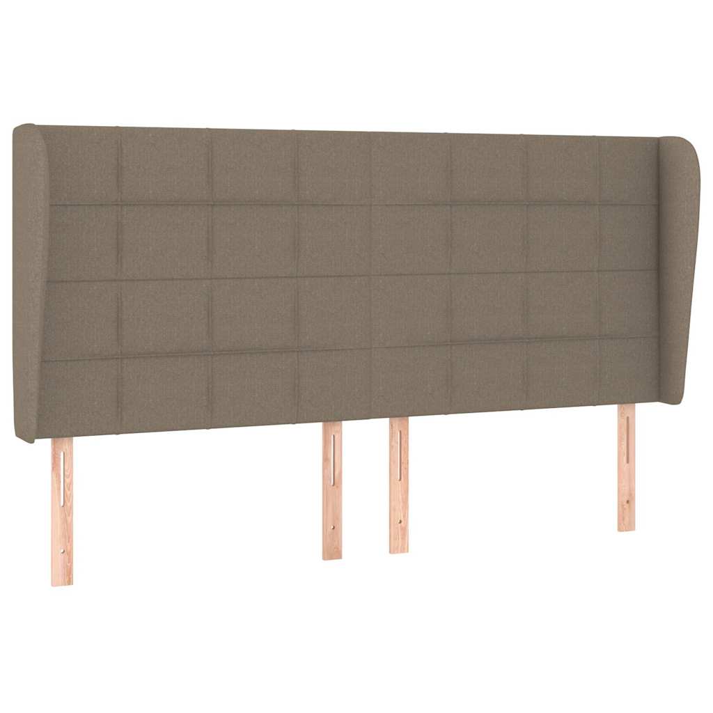 Giroletto a Molle con Materasso Tortora 160x200 cm in Tessuto