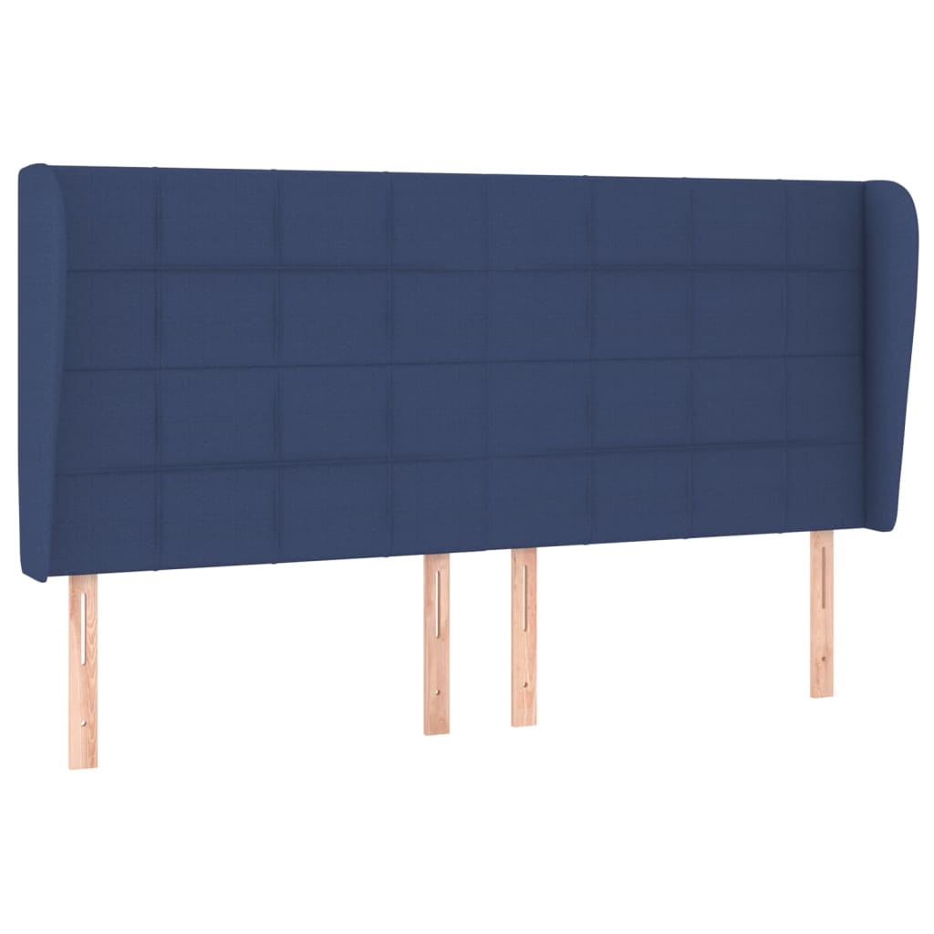 Giroletto a Molle con Materasso Blu 180x200 cm in Tessuto | homemem39