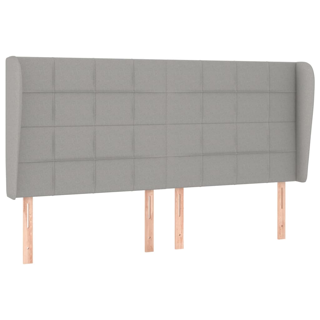 Giroletto a Molle con Materasso Grigio Chiaro 200x200cm Tessuto | homemem39
