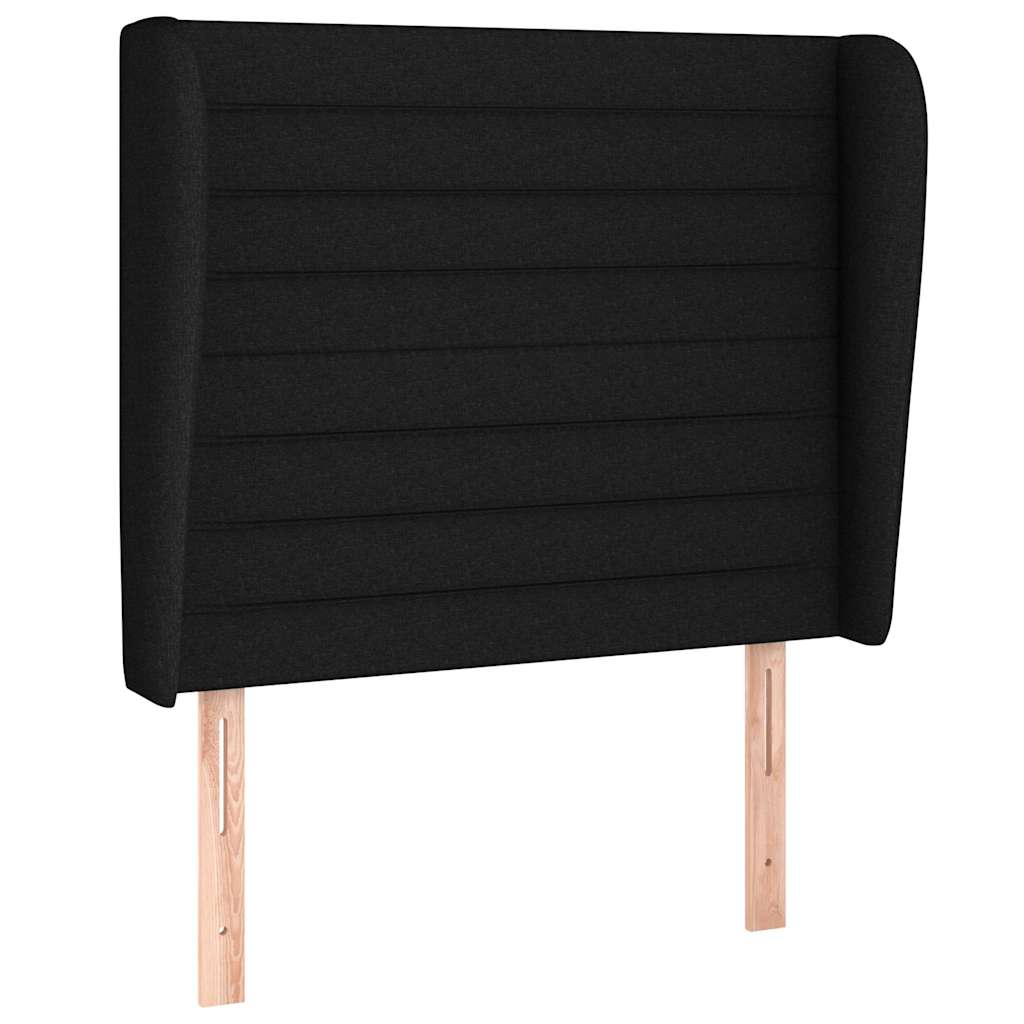 Giroletto a Molle con Materasso Nero 80x200 cm inTessuto | homemem39
