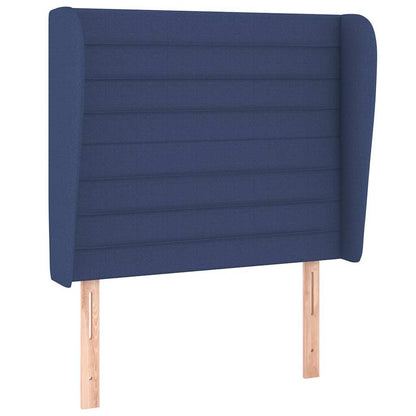 Giroletto a Molle con Materasso Blu 80x200 cm inTessuto