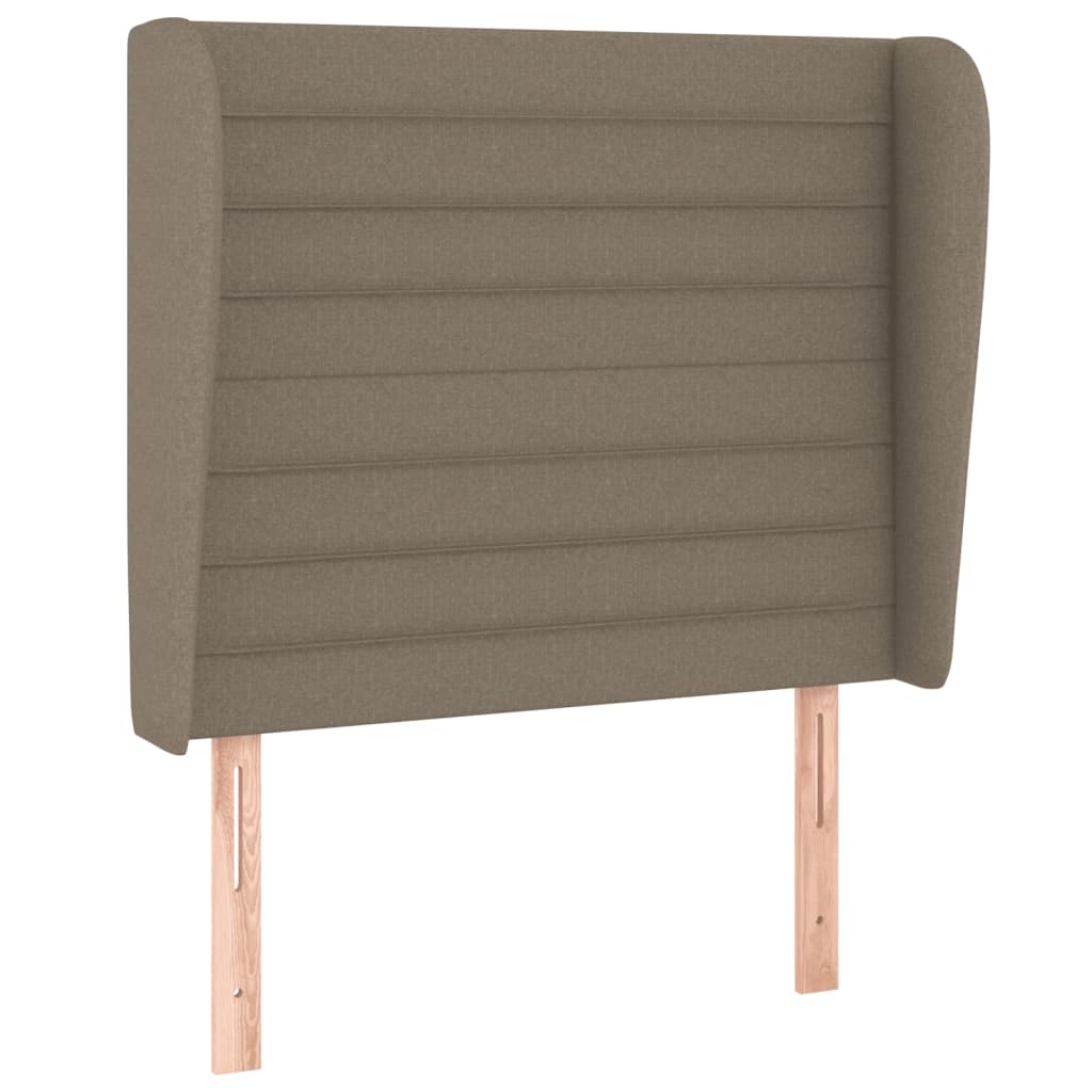 Giroletto a Molle con Materasso Tortora 90x190 cm in Tessuto | homemem39