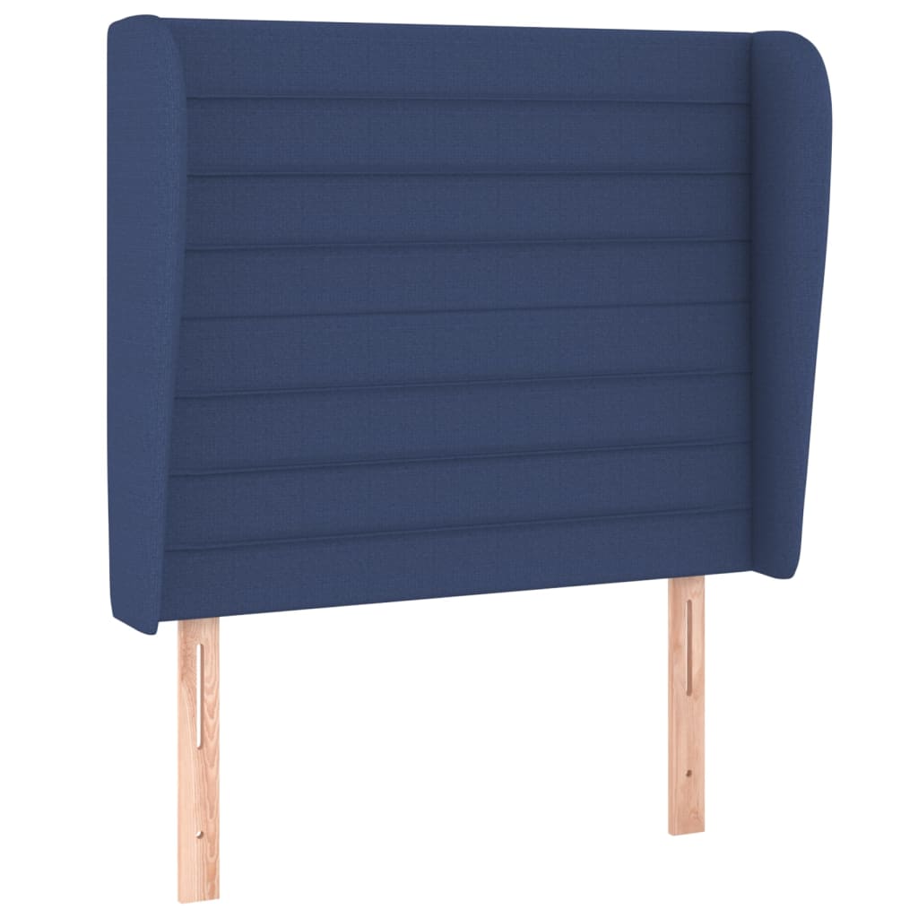 Giroletto a Molle con Materasso Blu 90x200 cm inTessuto | homemem39