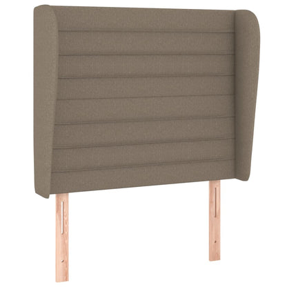 Giroletto a Molle con Materasso Tortora 100x200 cm in Tessuto | homemem39