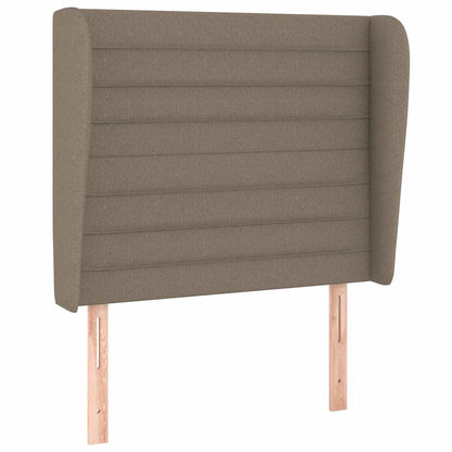 Giroletto a Molle con Materasso Tortora 100x200 cm in Tessuto