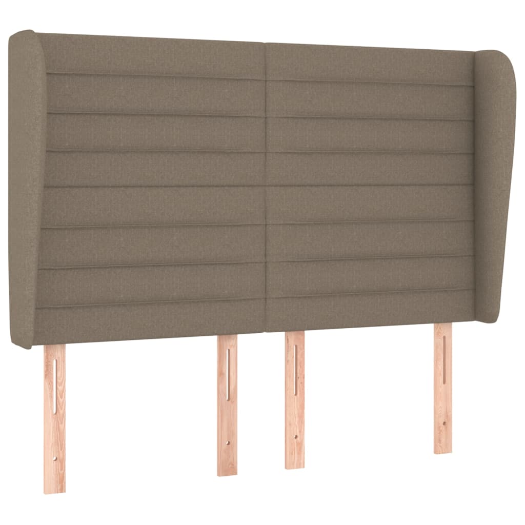 Giroletto a Molle con Materasso Tortora 140x190 cm in Tessuto | homemem39