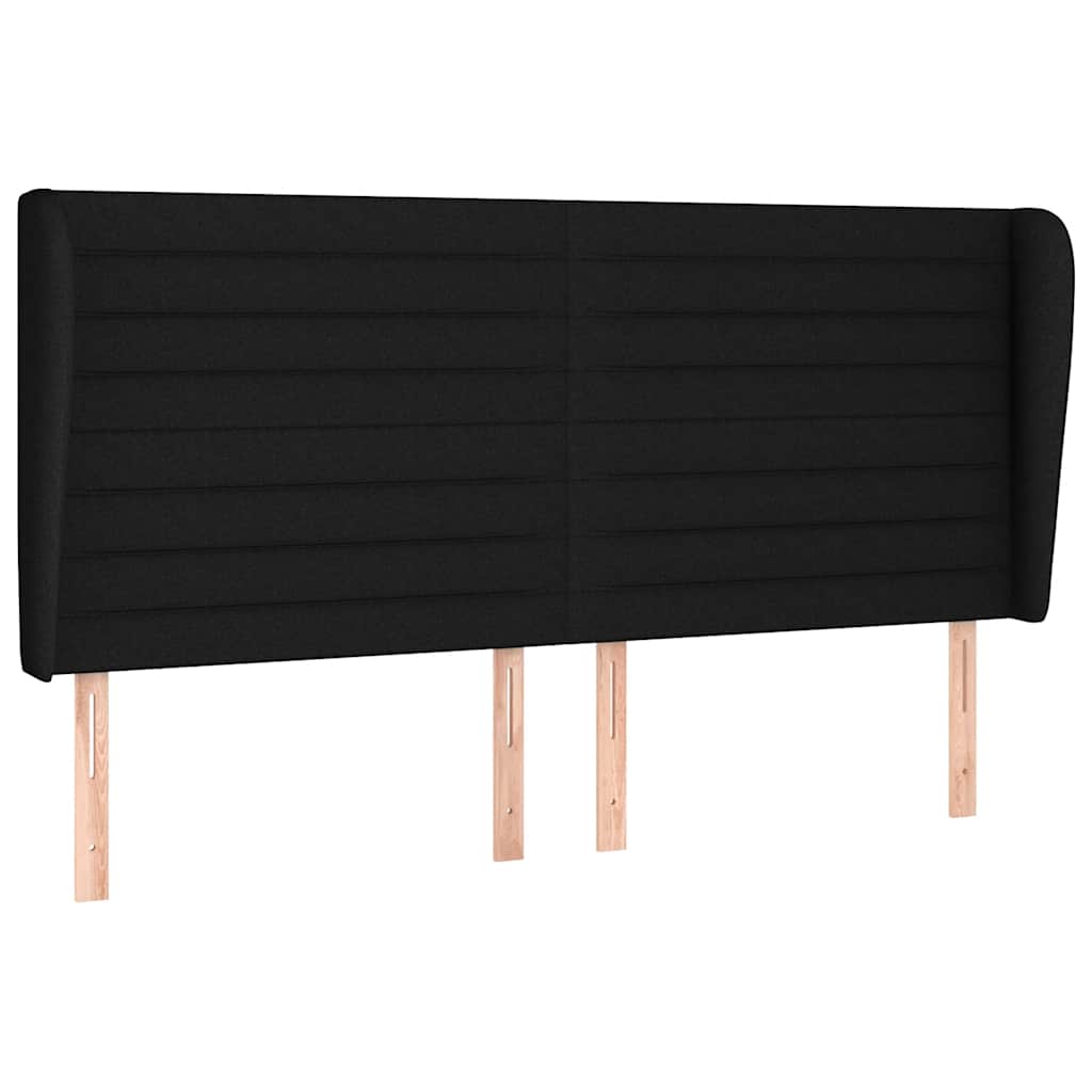 Giroletto a Molle con Materasso Nero 180x200 cm in Tessuto | homemem39