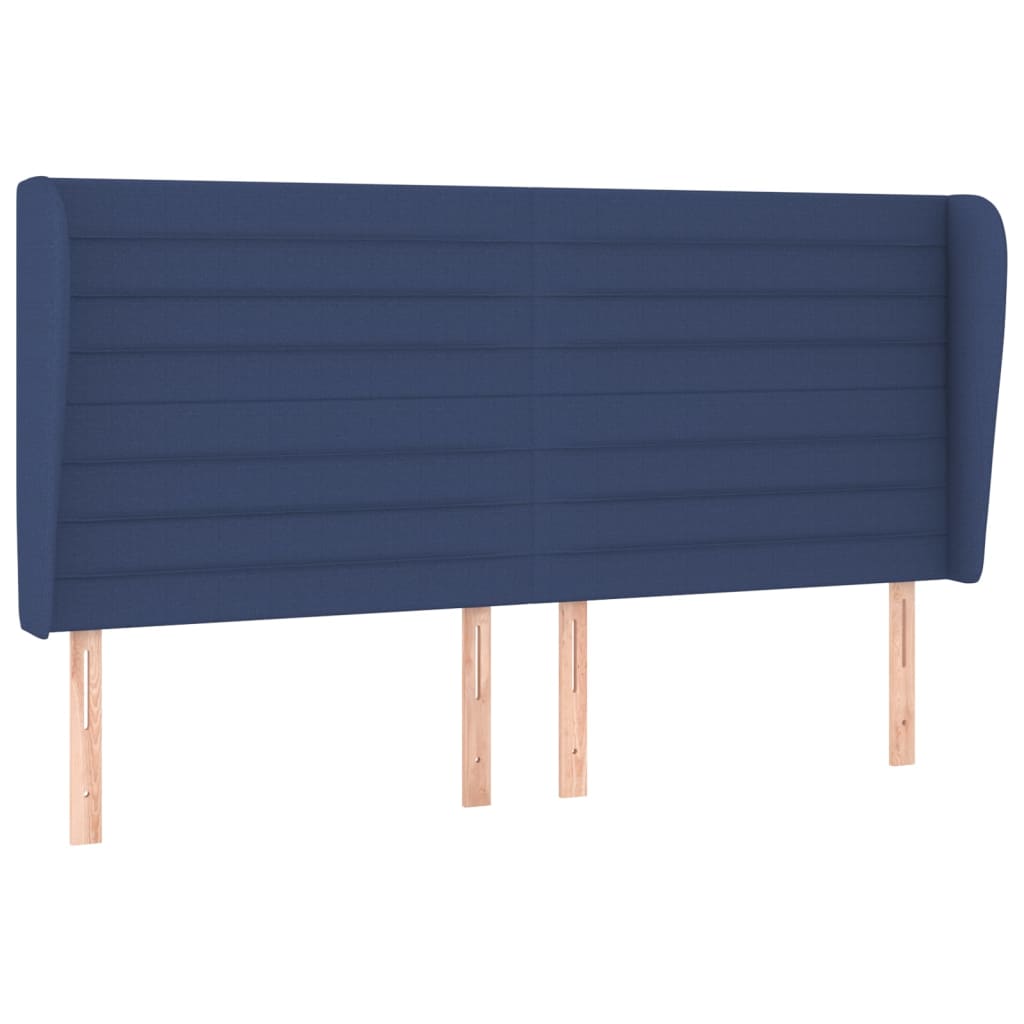 Giroletto a Molle con Materasso Blu 180x200 cm in Tessuto | homemem39