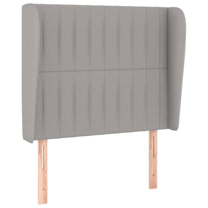 Giroletto a Molle con Materasso Grigio Chiaro 90x190 cm Tessuto | homemem39