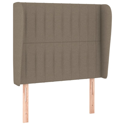 Giroletto a Molle con Materasso Tortora 90x190 cm in Tessuto | homemem39