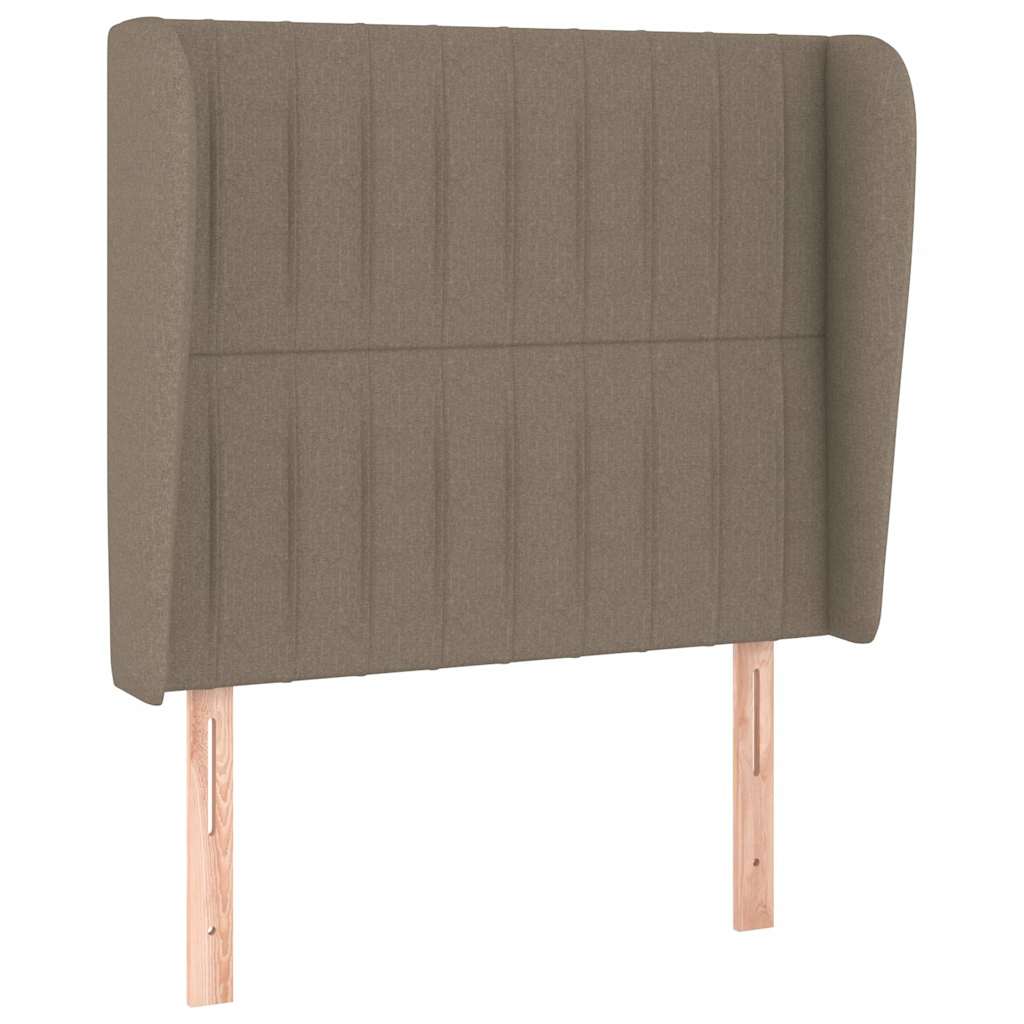 Giroletto a Molle con Materasso Tortora 100x200 cm in Tessuto